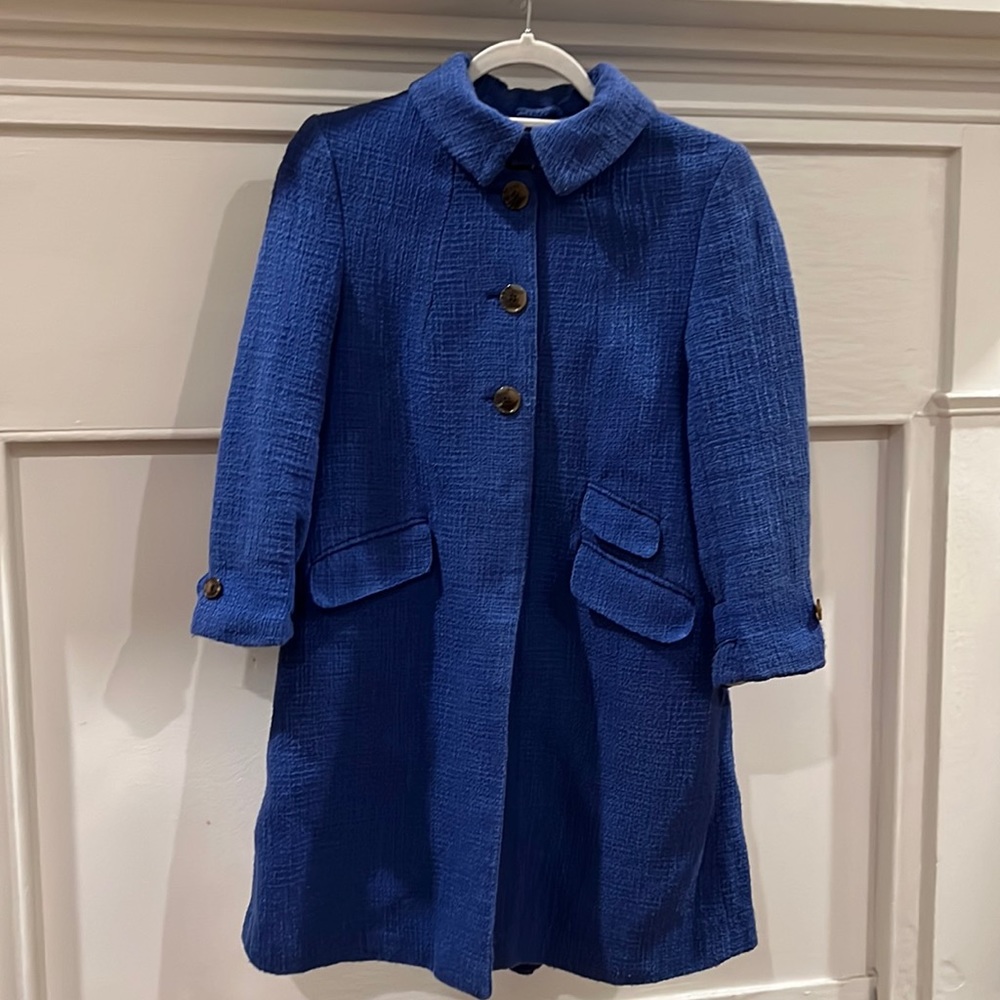 H & M Royal Blue Coat - Size 2